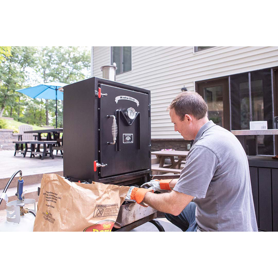 Meadow Creek firing bx25 cabinet smoker