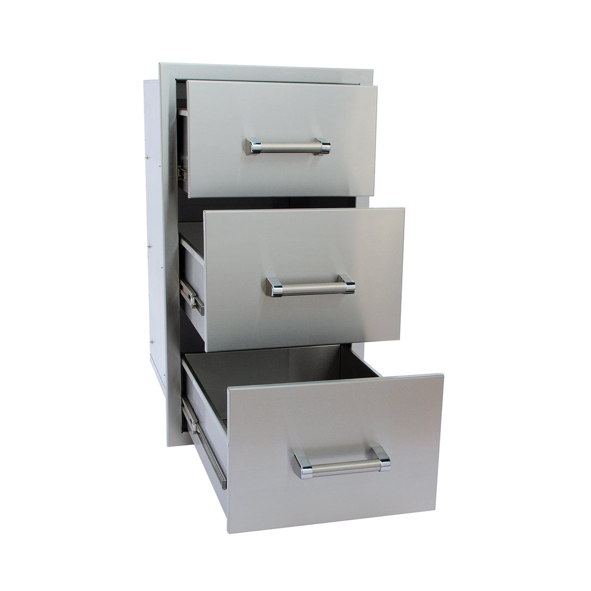 Kokomo triple drawer with drawers open