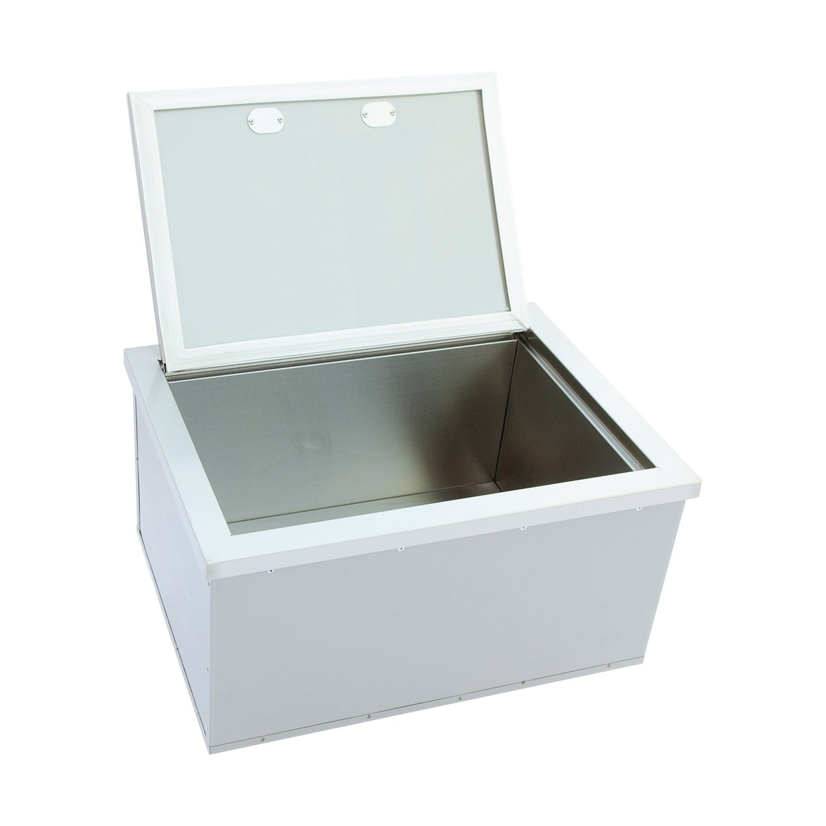 Kokomo drop-in ice chest with the lid open