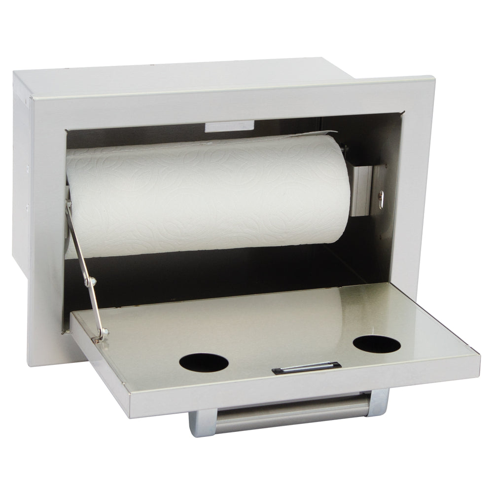 Kokomo paper towel holder open with a roll