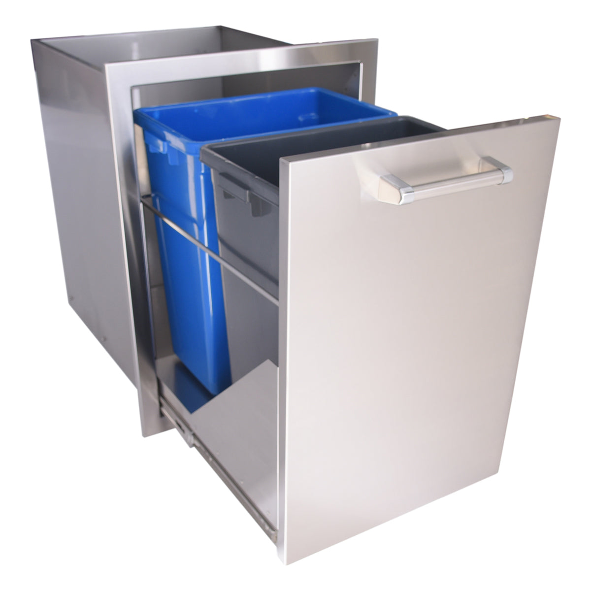 Kokomo pull-out drawer with trash and recycle bins