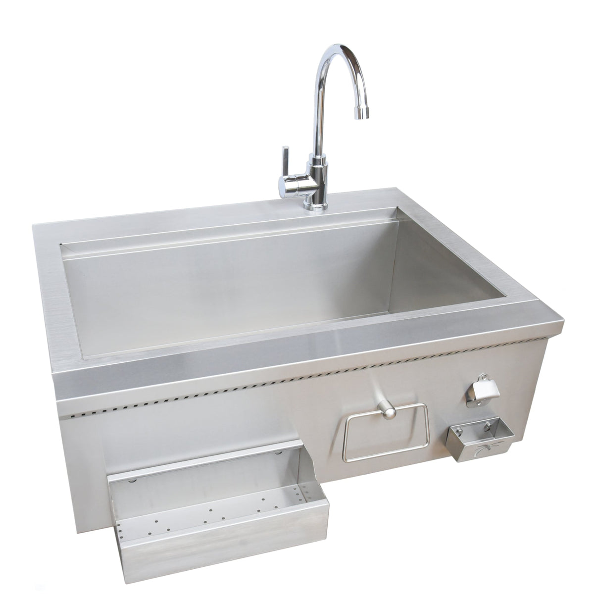 Kokomo 30" cocktail station farmhouse sink and faucet