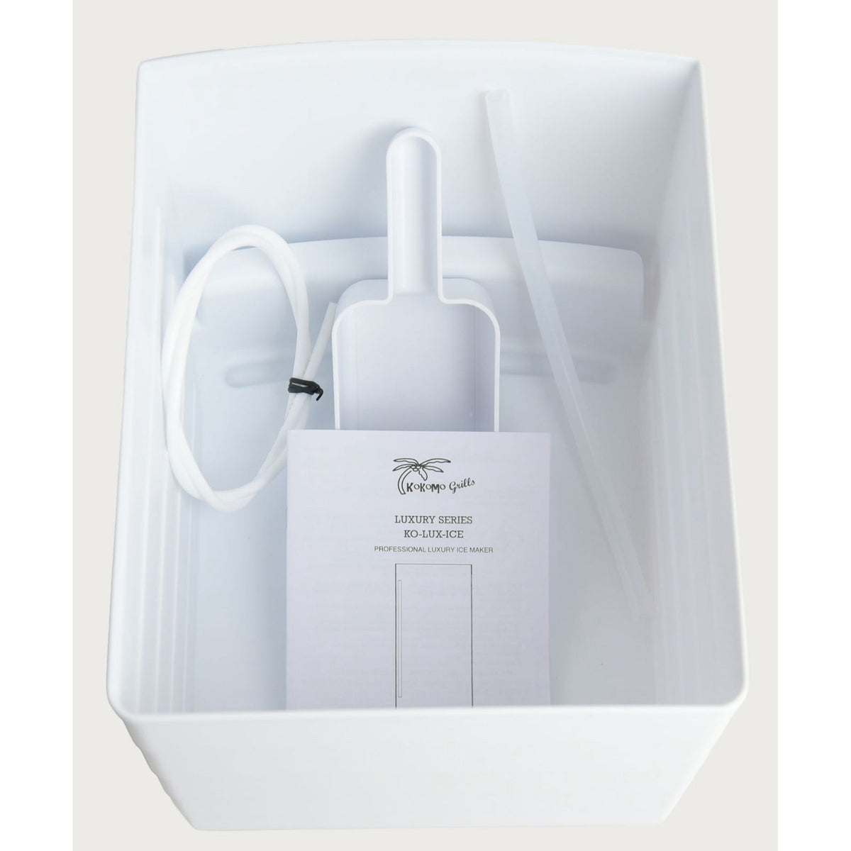 Kokomo LUX ice maker with included ice scoop