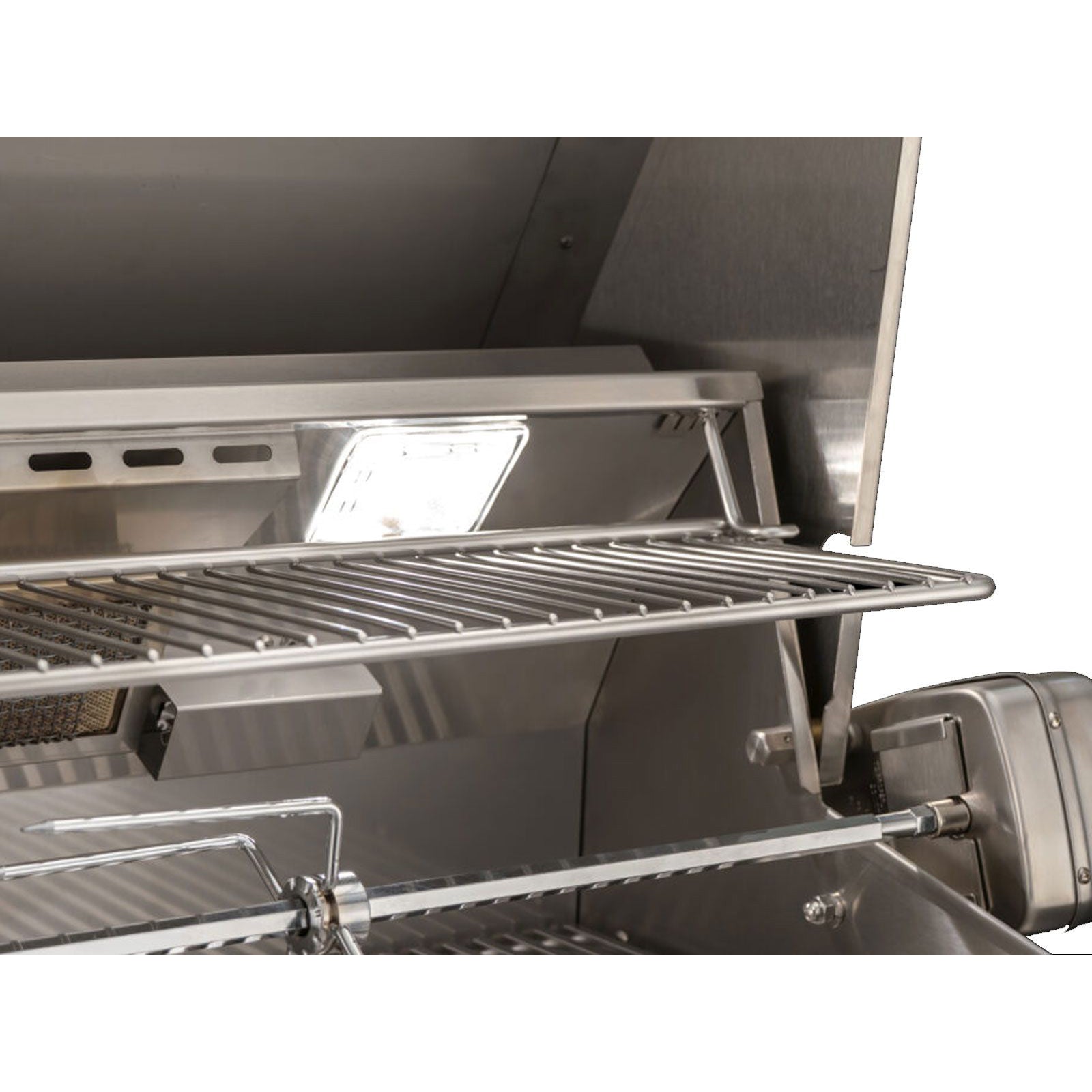 AOG L-Series 36" 3-Burner Built-In Gas Grill With Infrared Burner, Rotisserie, Internal Lights & LED Color Lights