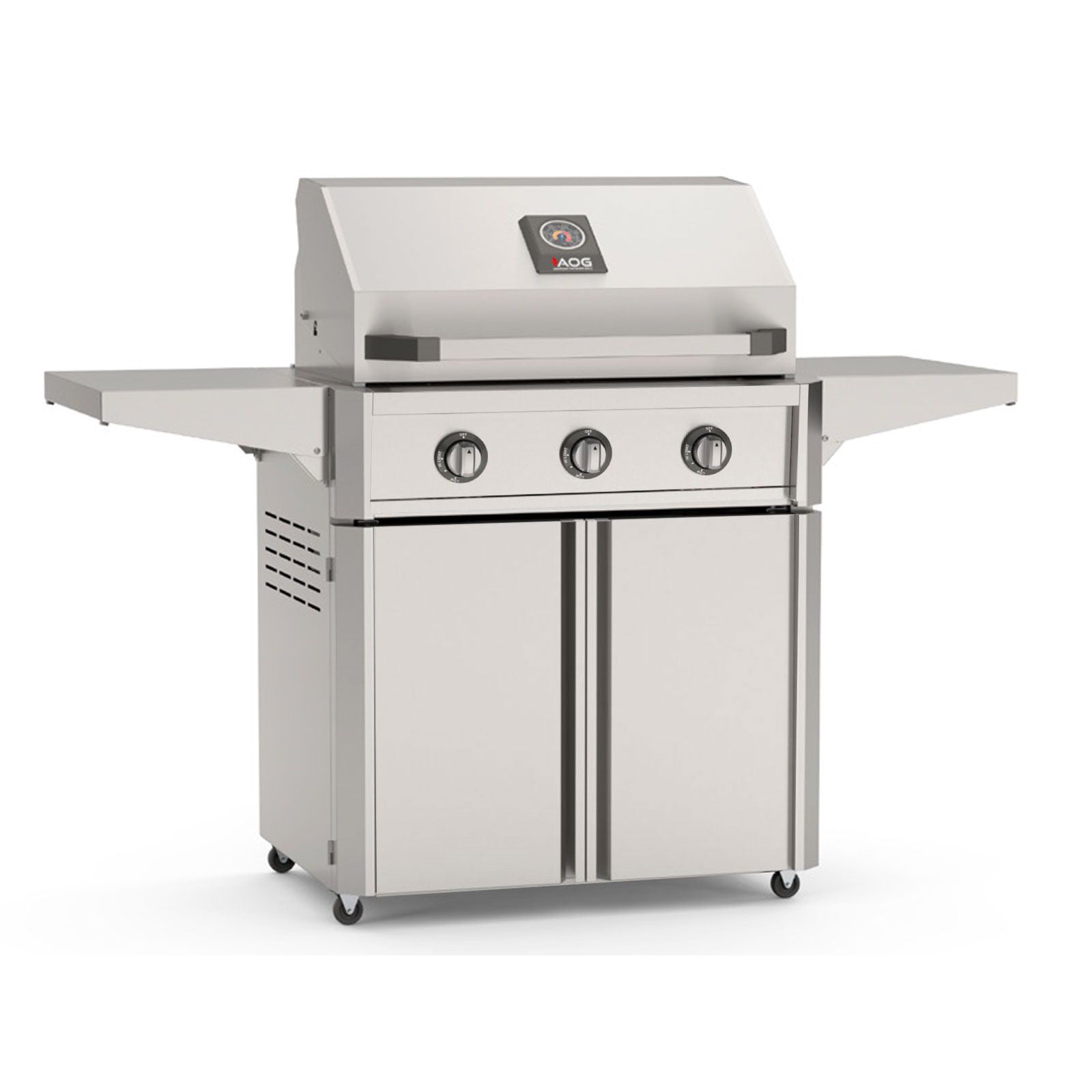 AOG T-Series 30-Inch 3-Burner Gas Grill with cart