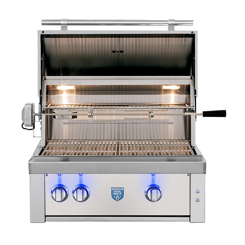 American-Made-Grills-Estate-30-Built-In-Front-Open