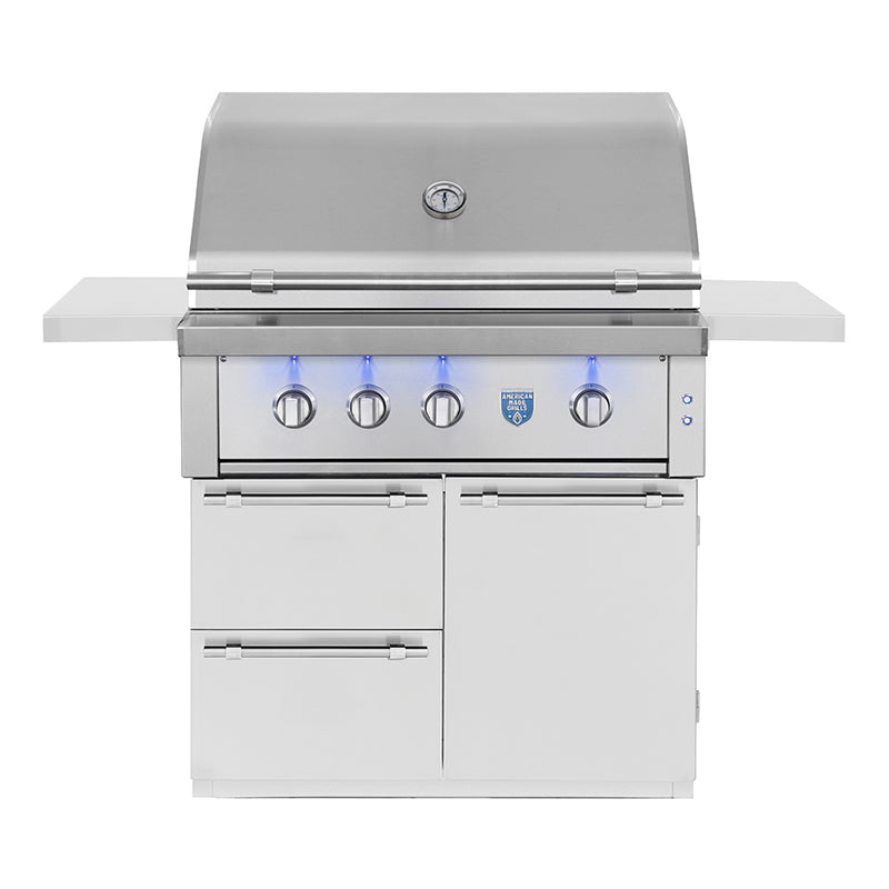 American-Made-Grills-Estate-36-Freestanding-Cart-Front-Closed