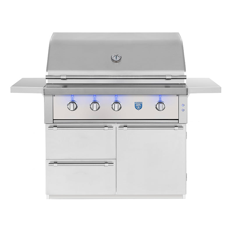 American-Made-Grills-Estate-42-Freestanding-Cart-Front-Closed