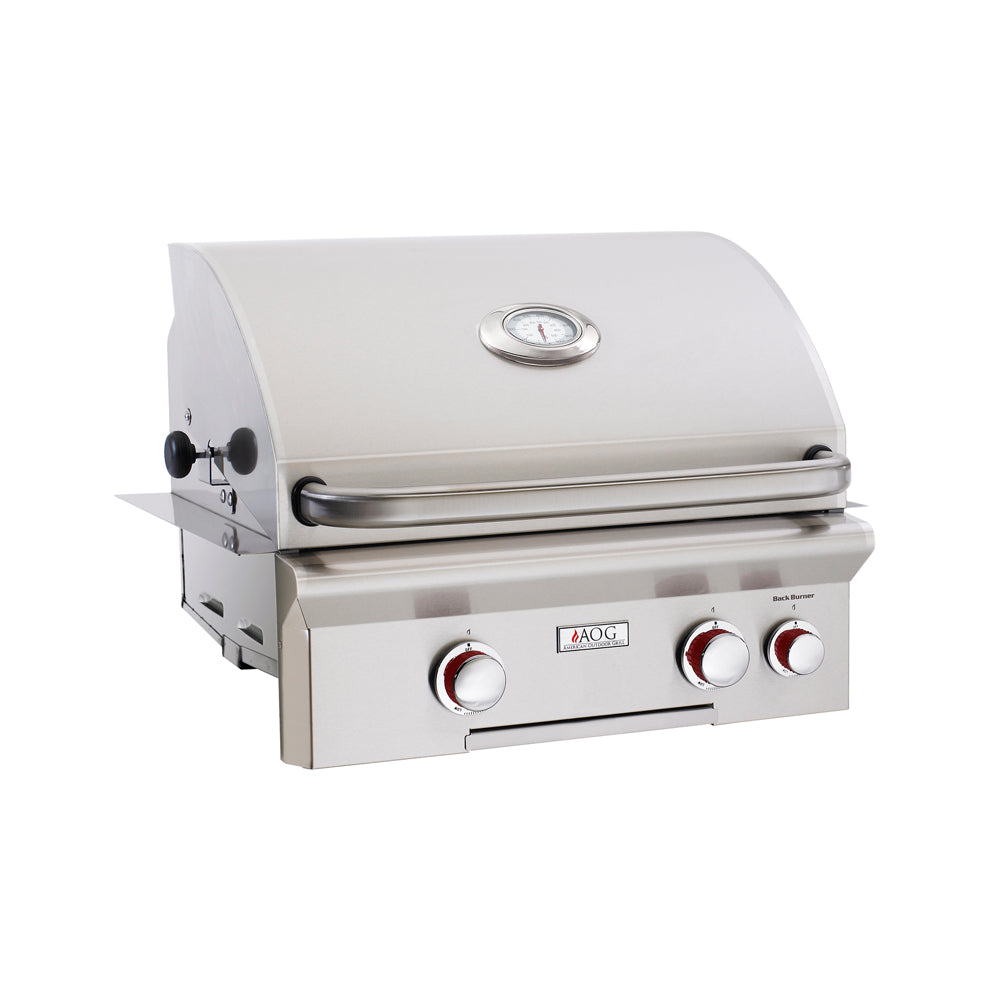 American Outdoor Grills T-Series 24 inch Built In Gas Grill with Backburner