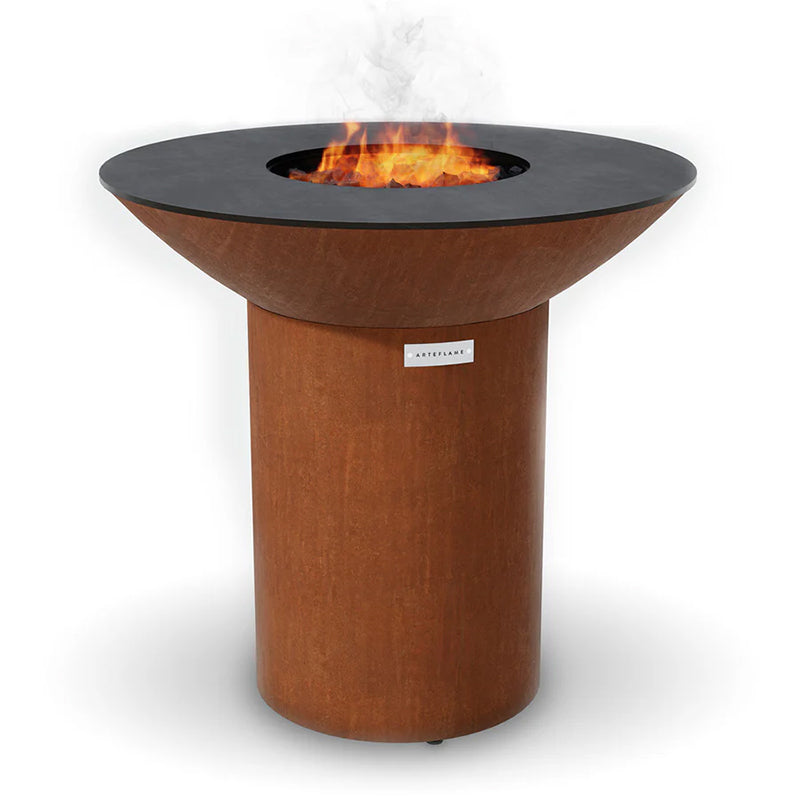 Arteflame-XXL-40-in-Flat-Top-Charcoal-Grill---High-Round-Base2