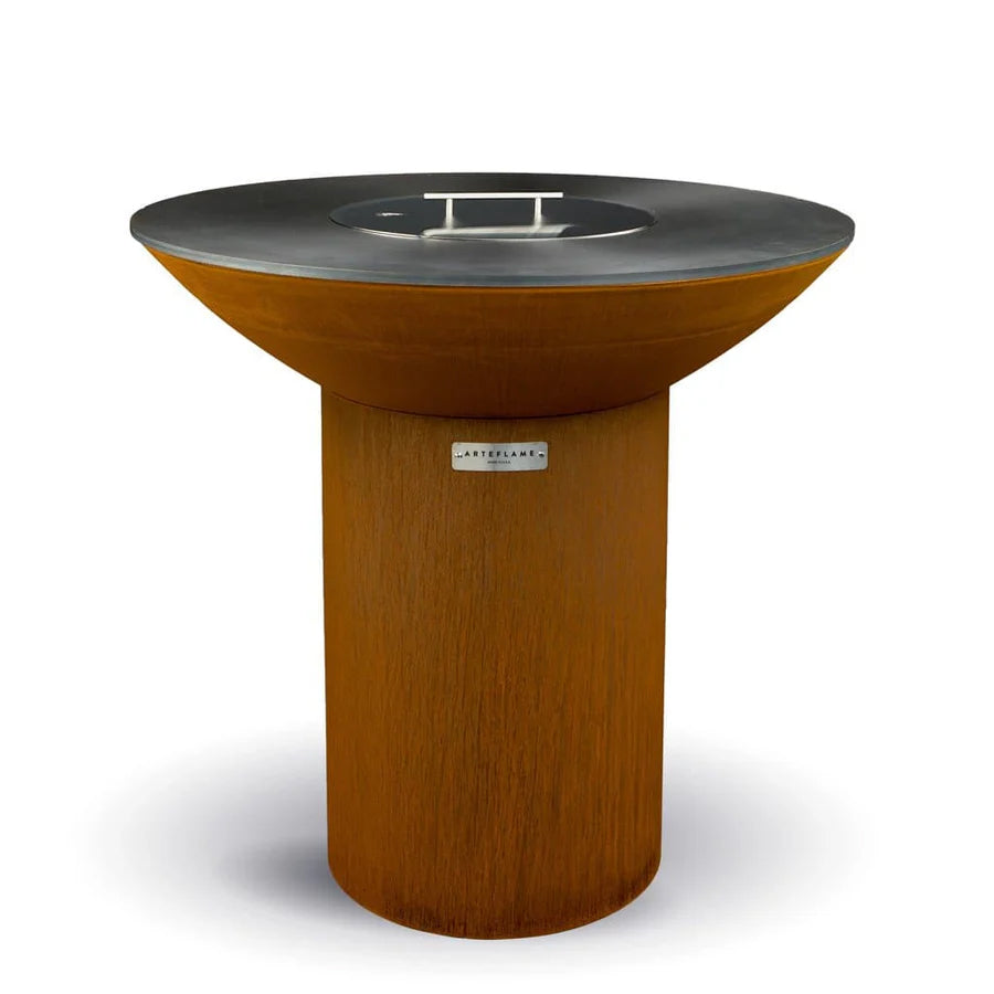 Artflame Stainless Steel Cover on Grill base