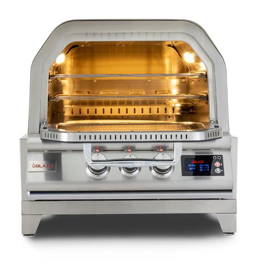 Blaze 26" outdoor oven removable drip tray, view 2