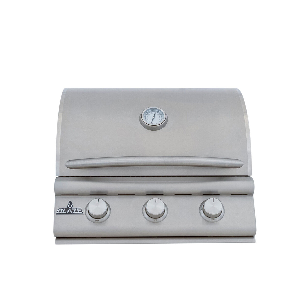 Blaze BCM 25" gas grill, angled view