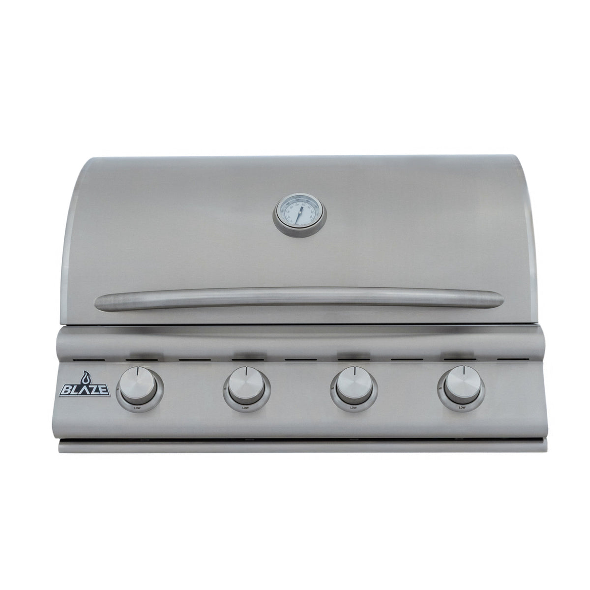 Blaze BCM 32" 4-burner gas grill head, front view