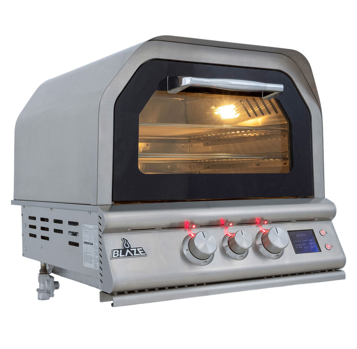 Blaze 26" Gas Outdoor Oven With Rotisserie