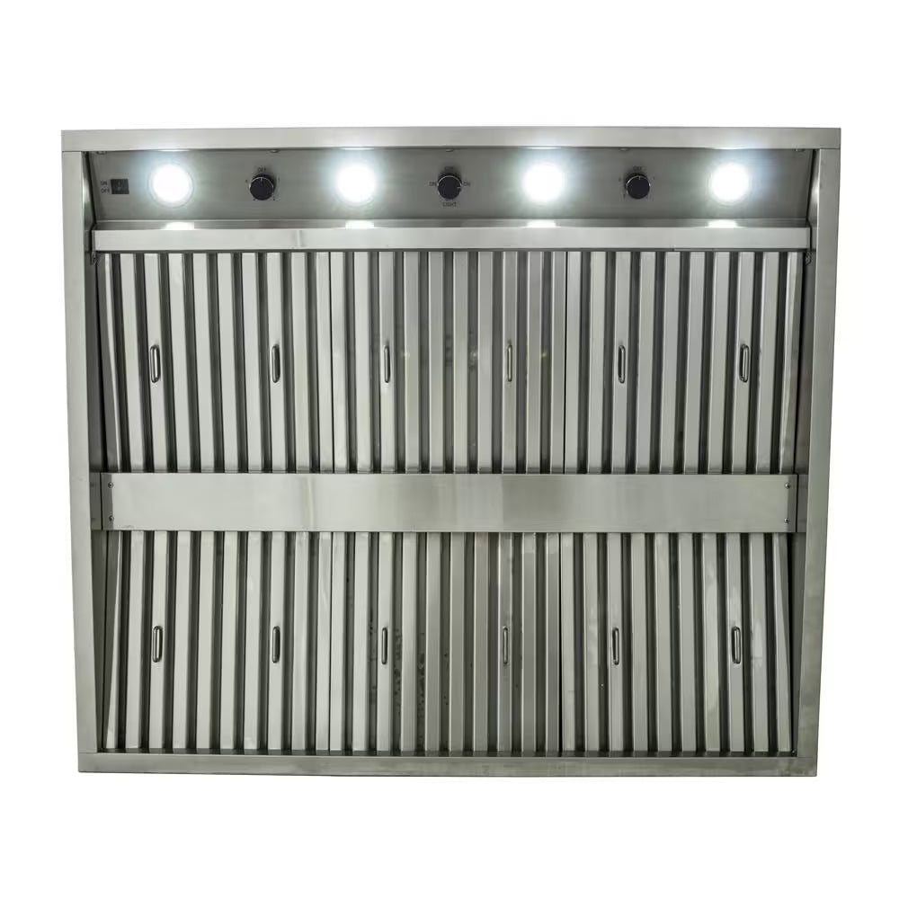 Blaze 42" Stainless Steel Outdoor Vent Hood - 2000 CFM