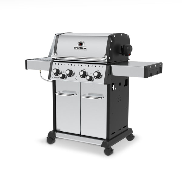 Broil King Baron S 490 Pro IR 32 in Free Standing Gas Grill Front Angle Closed