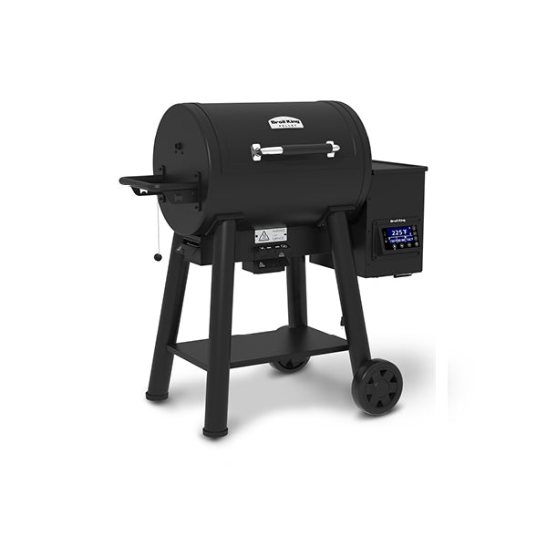 Broil King Crown 400 Pellet Smoker and Grill Front Angle Closed