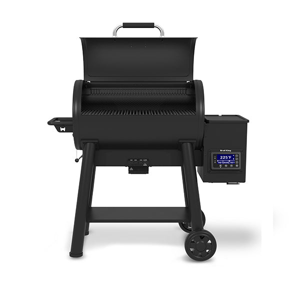 Broil King Crown 500 Pellet Smoker and Grill Front Open