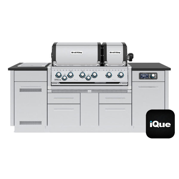 Broil King Imperial QS 690 44 in Island Gas Grill Front Closed