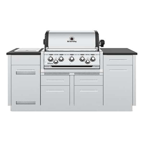 Broil King Imperial S 590 38 in Island Gas Grill Front Closed