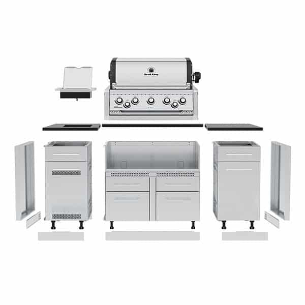 Broil King Imperial S 590 38 in Island Gas Grill Front Components