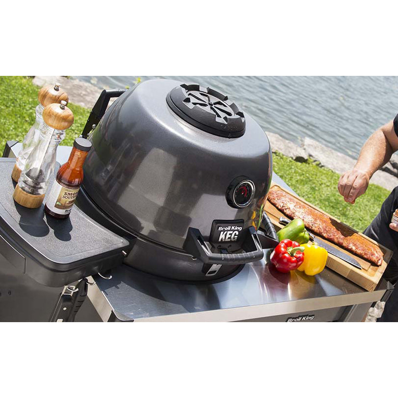 Broil King Keg 5000 Kamado Charcoal Grill Lifestyle