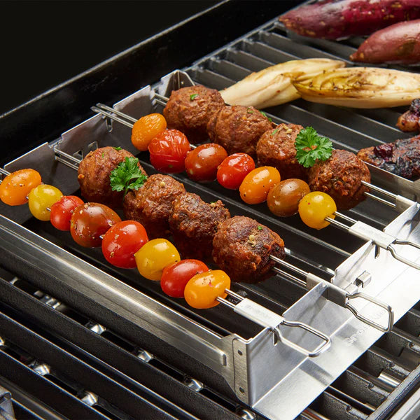 Broil King Narrow Kebab Rack Lifestyle