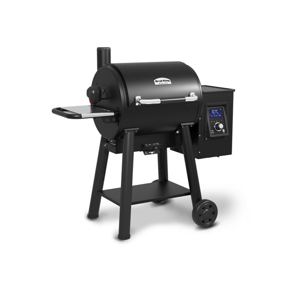 Broil King Regal 400 Pellet Smoker and Grill Front Angle Closed