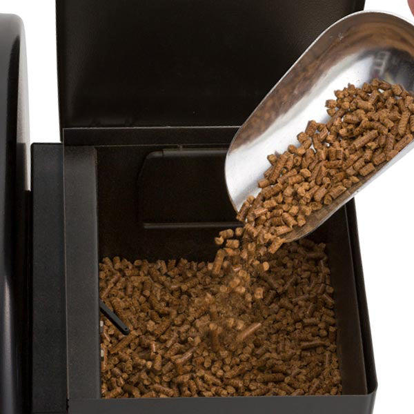 Broil King Regal Pellet Smoker and Grill Pellet holder