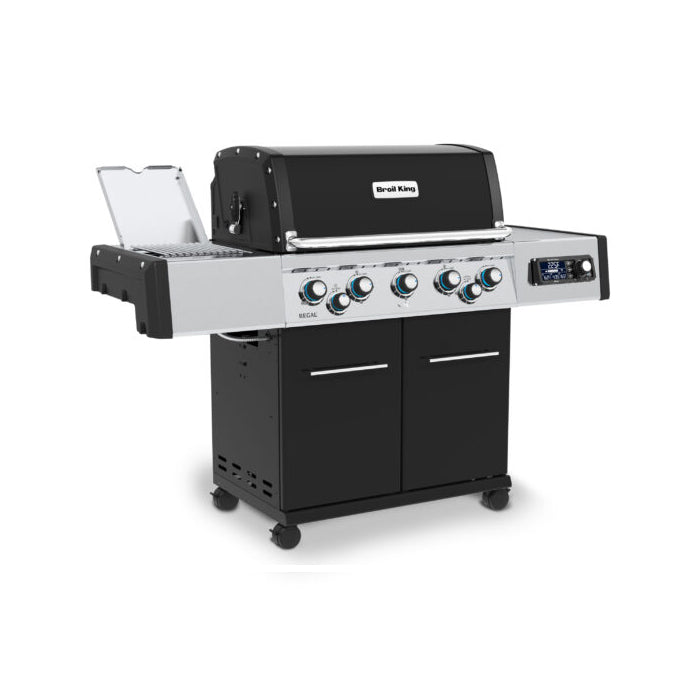Broil King Regal Q 590 Pro IR 38 in Free Standing Gas Grill Front Angle Closed