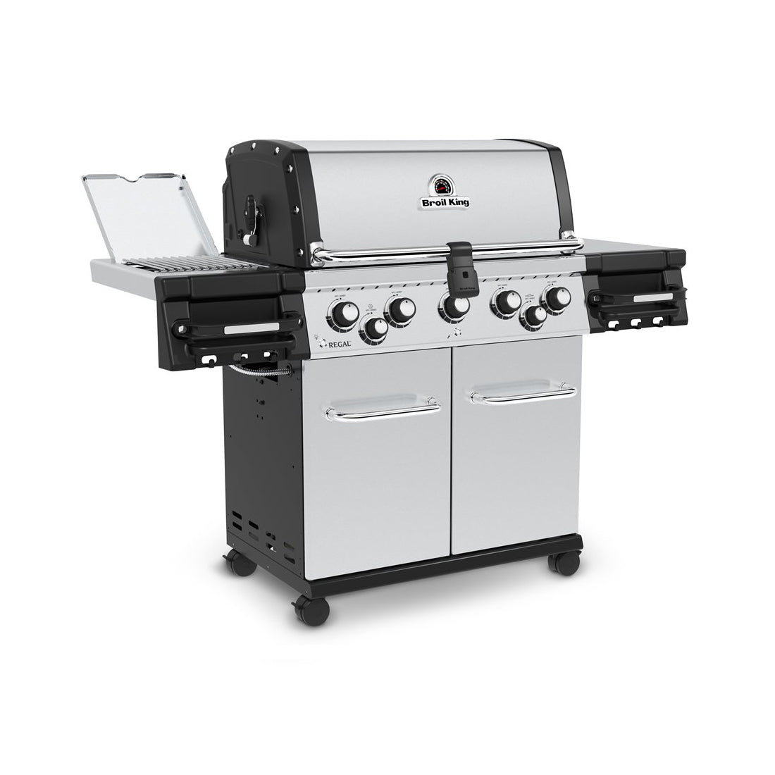 Broil King Regal S 590 Pro IR 38 in Free Standing Gas Grill Front Angle Closed
