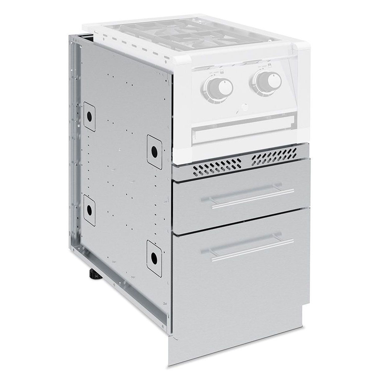 Broil King Stainless Steel Imperial S200 Range Burner Modular Cabinet