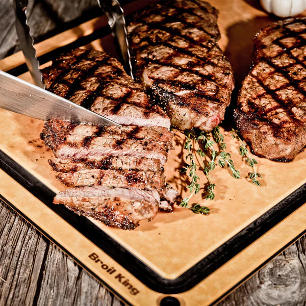 Broil King Wood Fibre Cutting Board Lifestyle