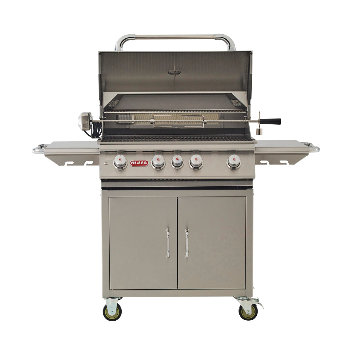 Bull Angus 30 4 Burner Free Standing Gas Grill With Rear Infrared Burner Rotisserie 5