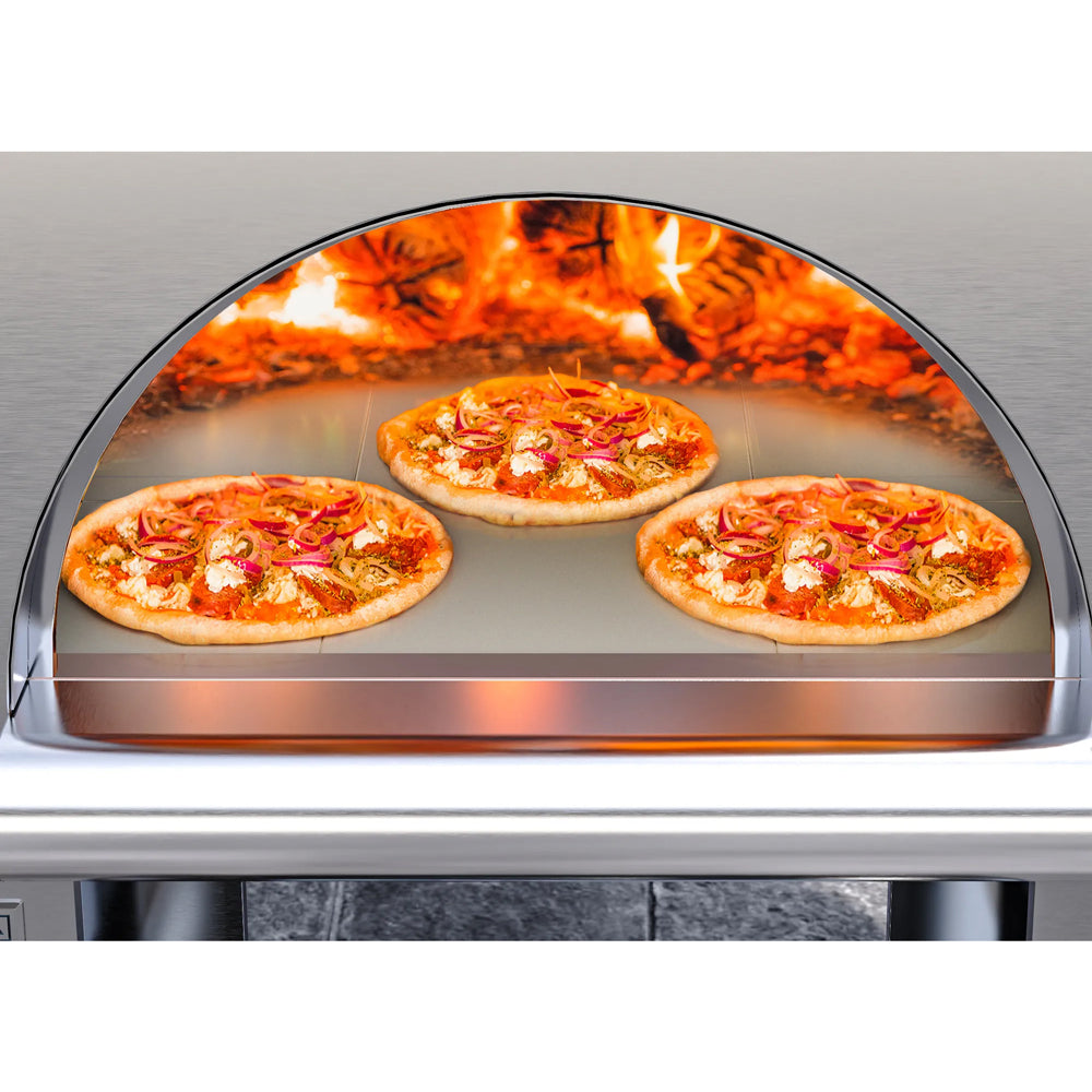 Empava Outdoor Pizza Oven 3x7 pizza cook surface