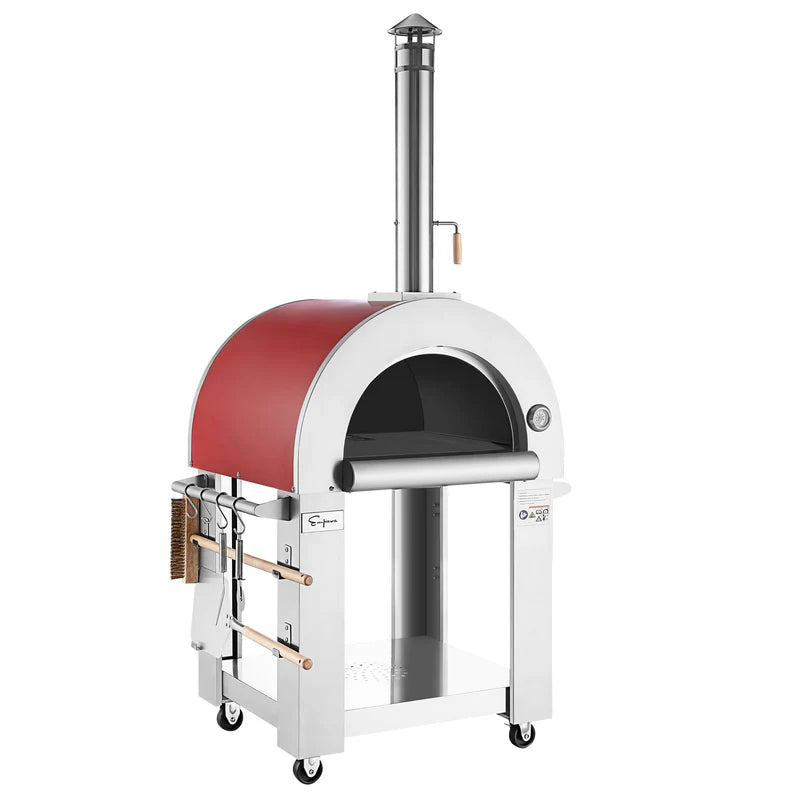 Empava Outdoor Wood Fired Pizza Oven PG06 Front Angle Right