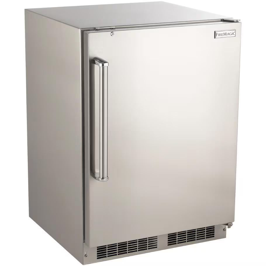 Fire Magic 24" 5.1 Cu. Ft. Outdoor Rated Compact Refrigerator