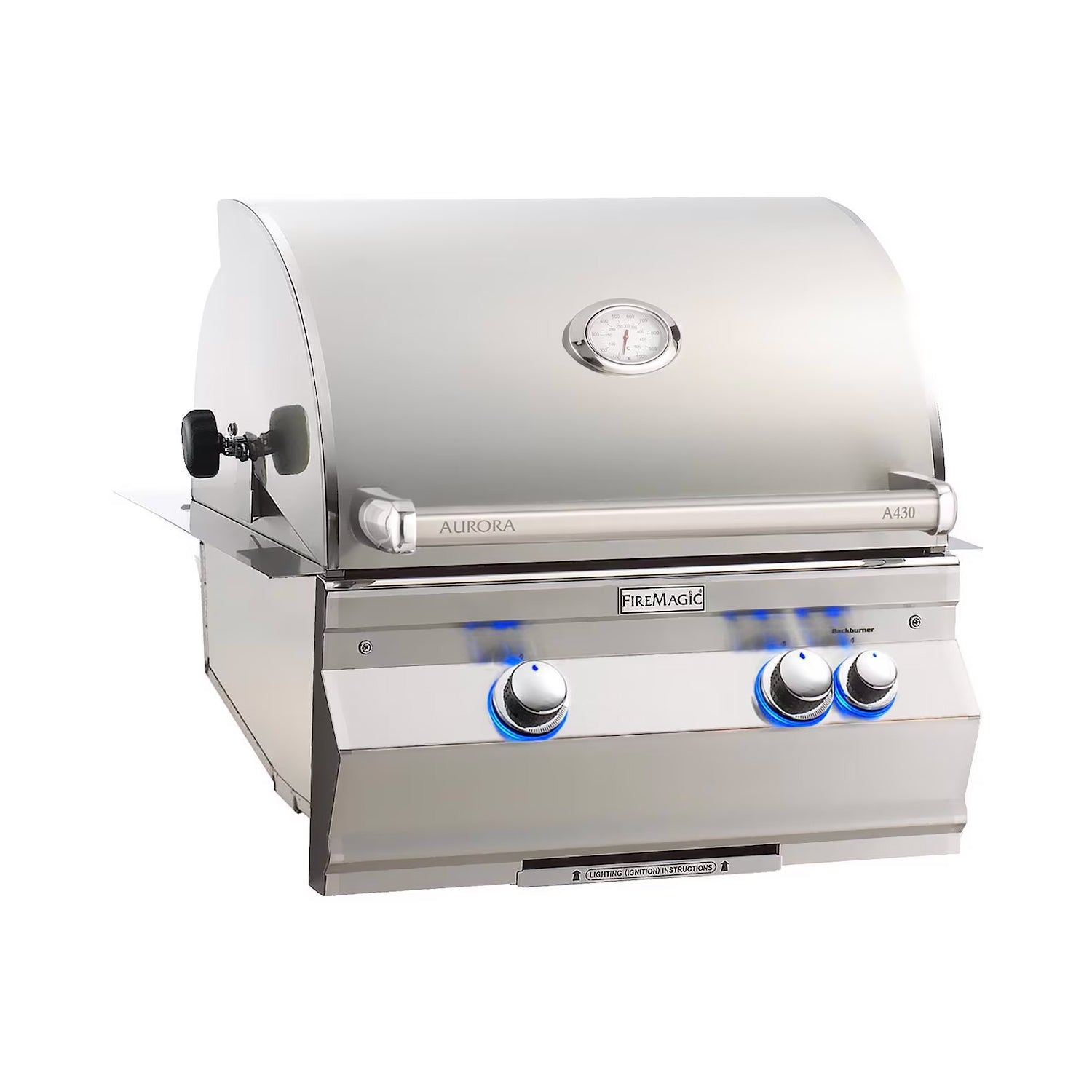Fire Magic Aurora A430i 24 in Built In Gas Grill Closed