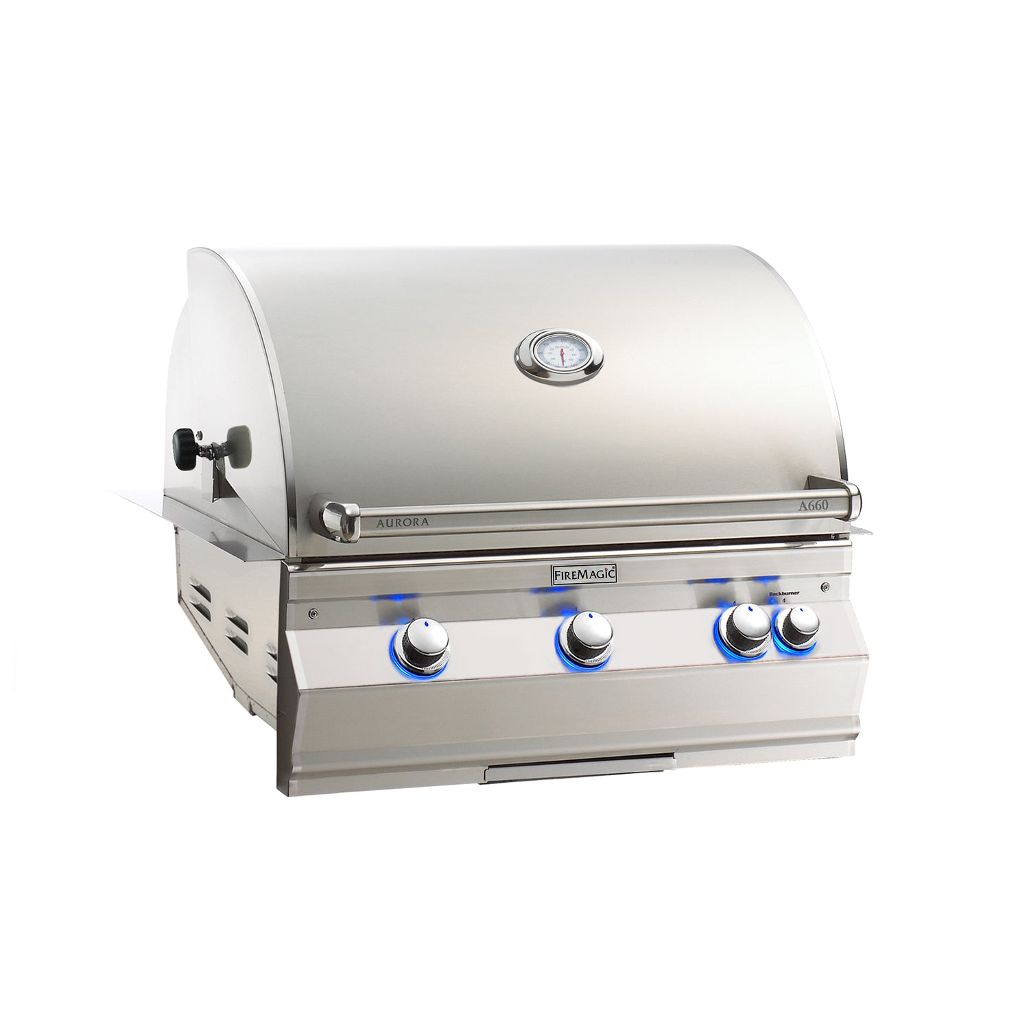 Fire Magic Aurora A660i 30 in Built In Gas Grill Closed