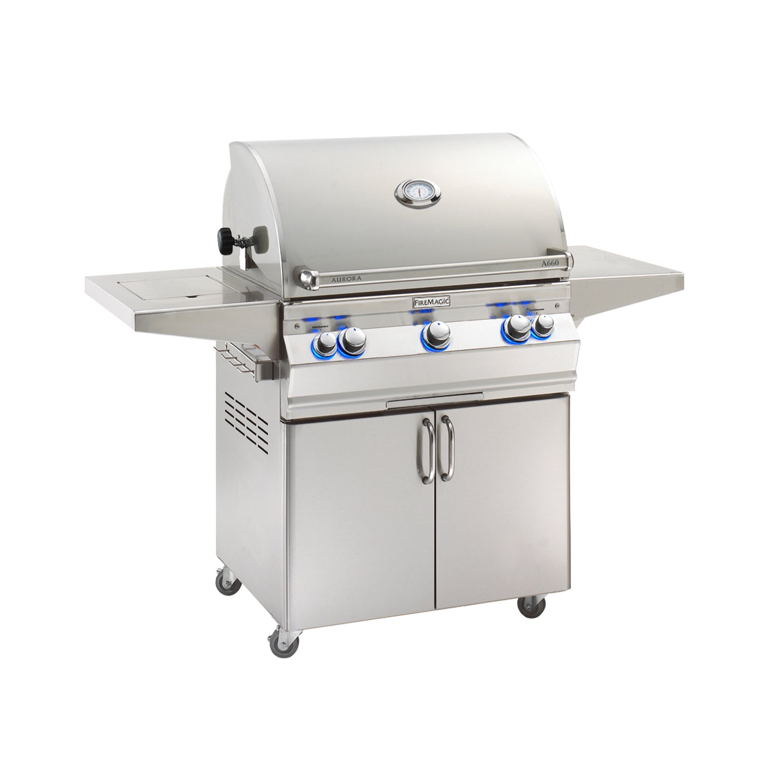 Fire Magic Aurora A660i 30 in Free Standing Gas Grill Closed
