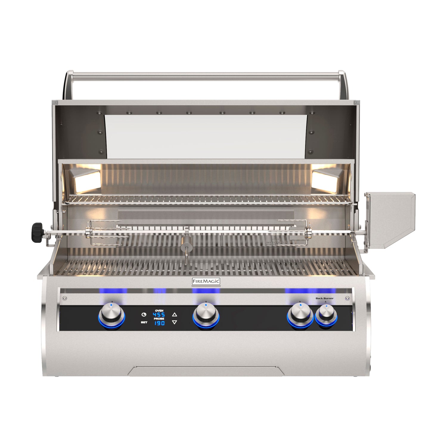 Fire Magic Echelon E790i 36 in Built In Gas Grill Digital Open with Window