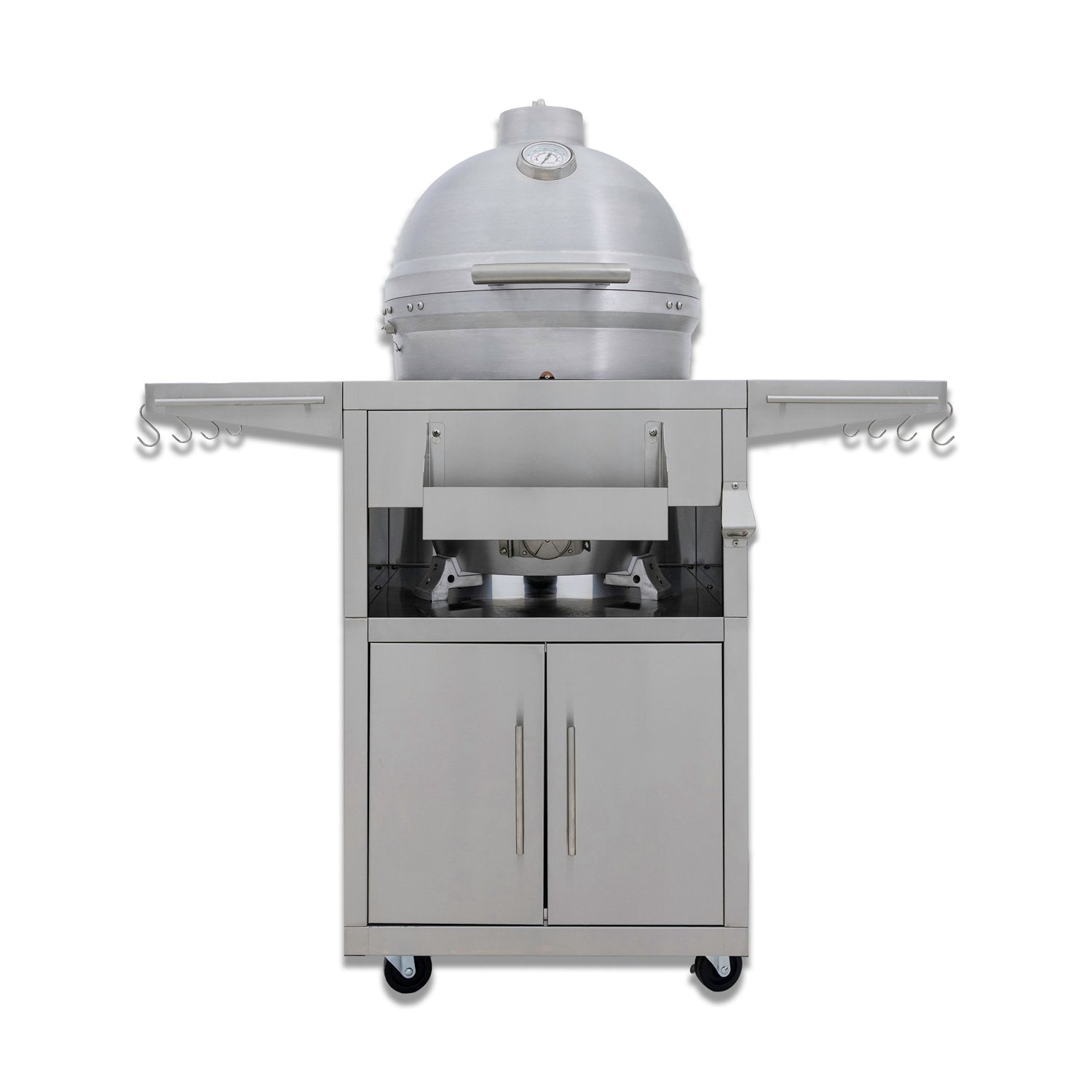 Kamado Charcoal Grill On Cart 1