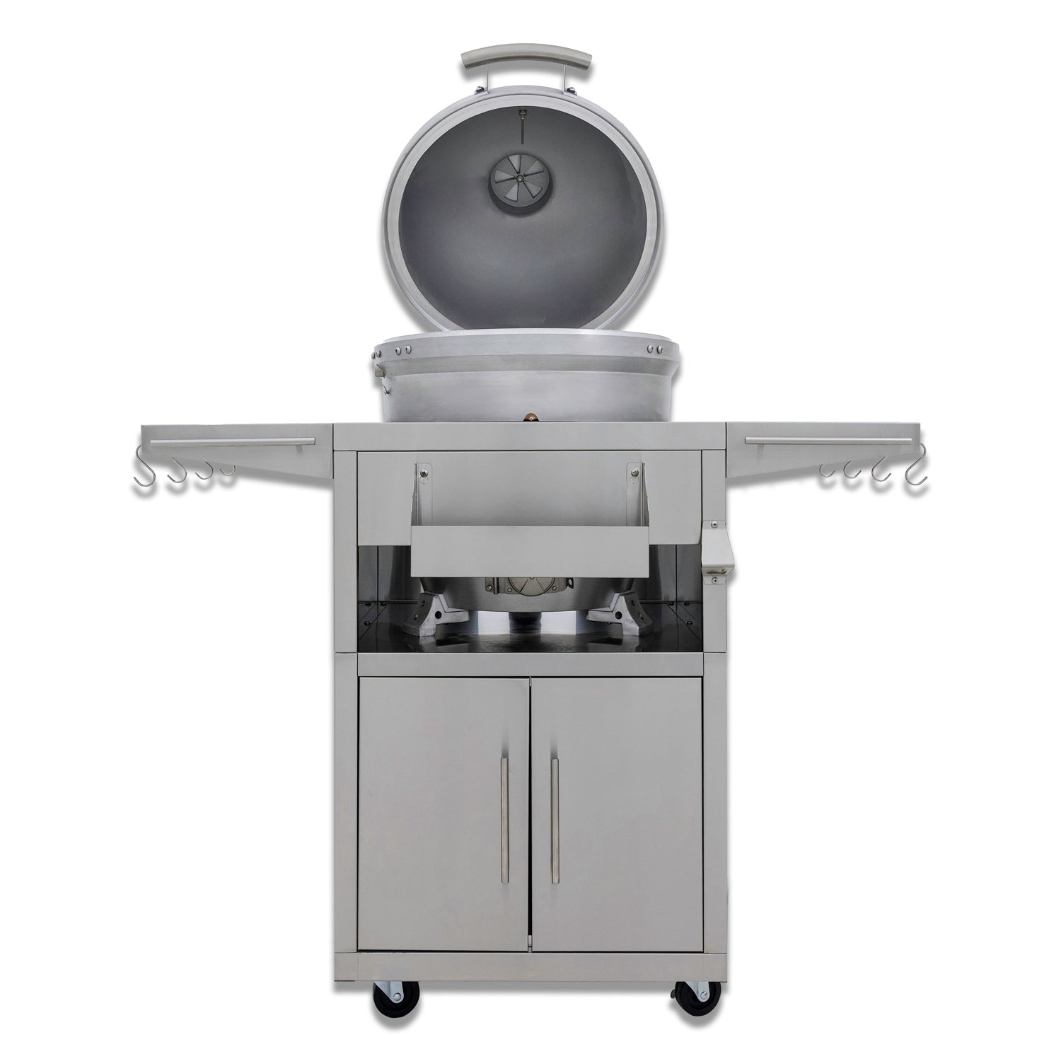 Kamado Charcoal Grill On Cart 5