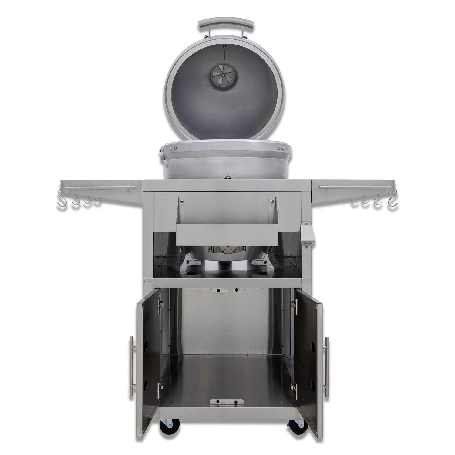 Kamado Charcoal Grill On Cart 6