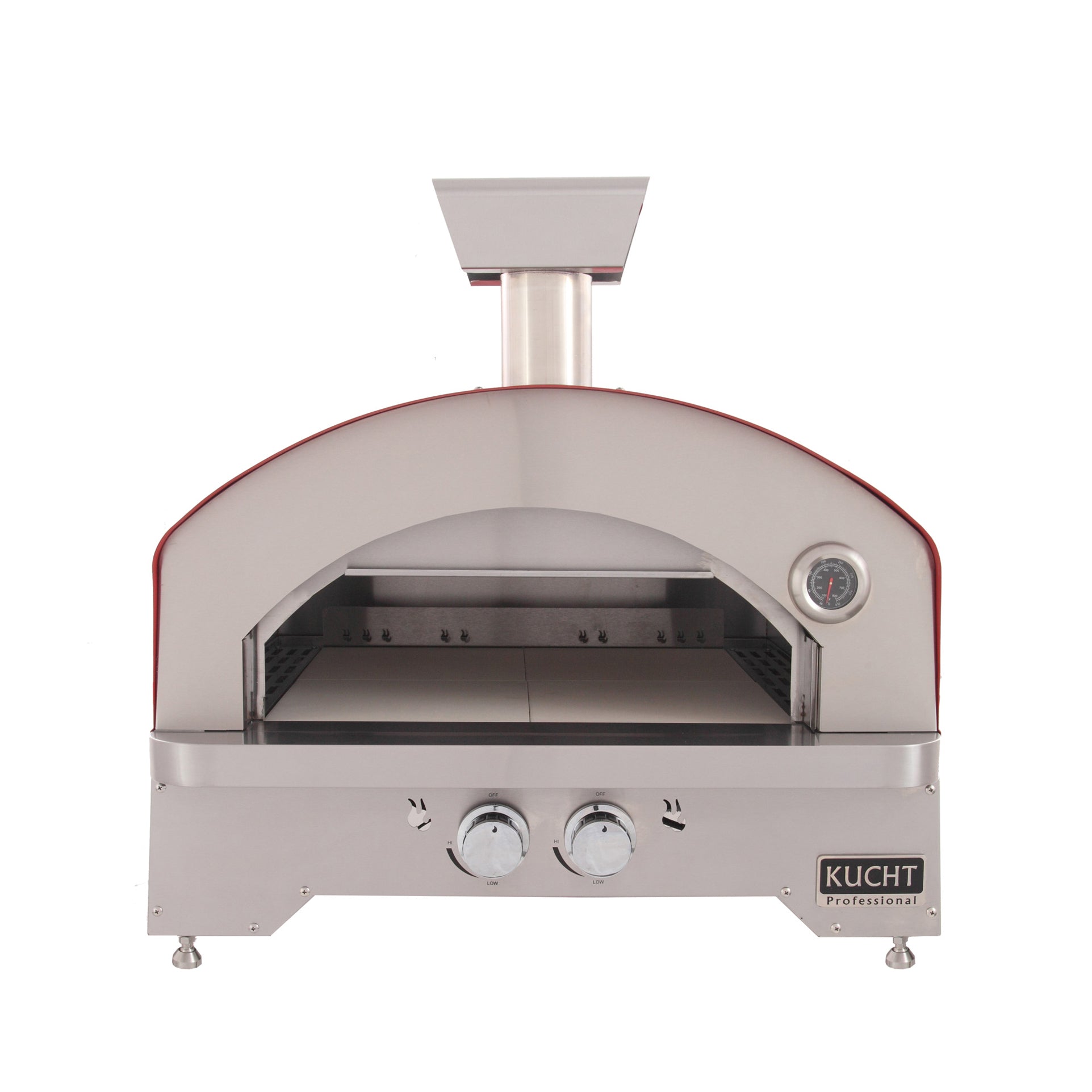 Kucht-Napoli-Gas-Pizza-Oven--Red4