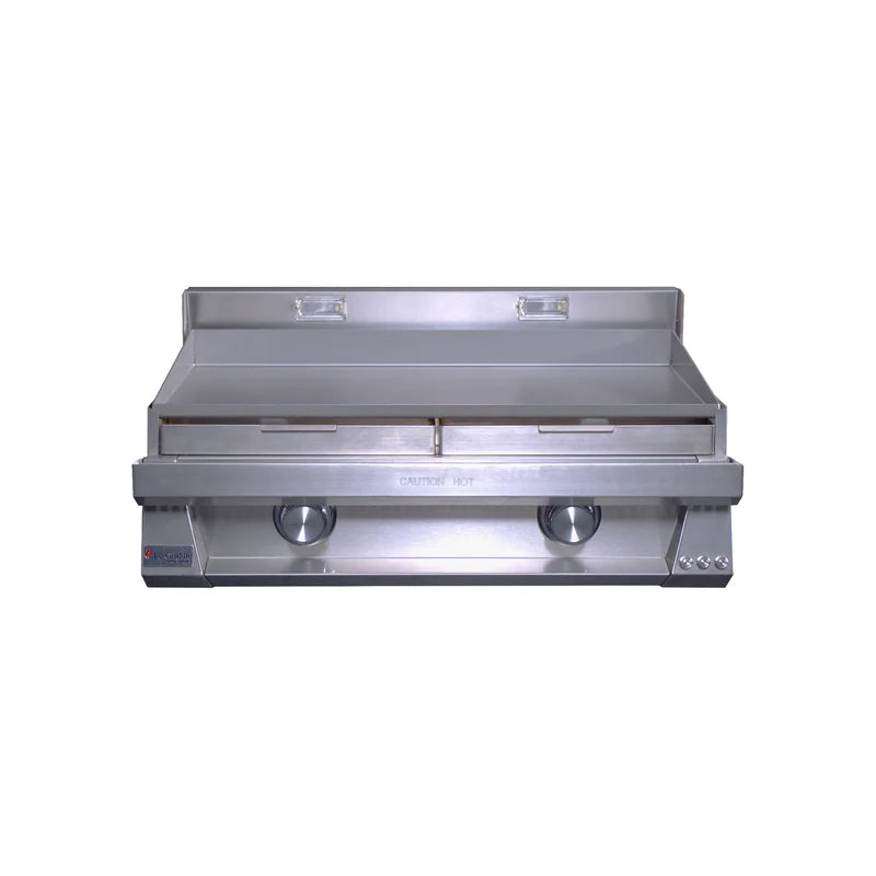 Le Griddle Pro Series 75 30" gas griddle (OML75P3) – grease trays exposed