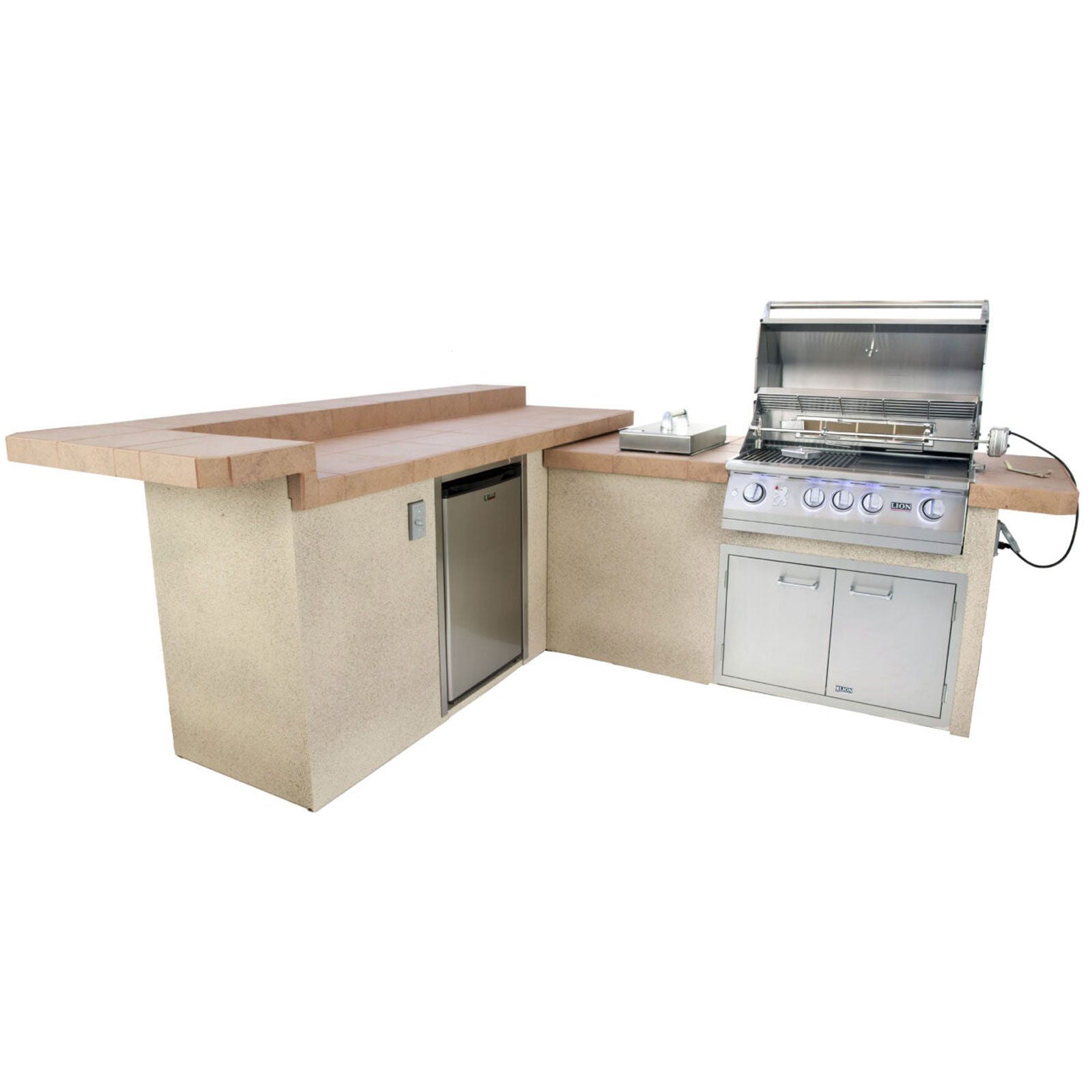 Lion Premium Grills American Q BBQ Island2