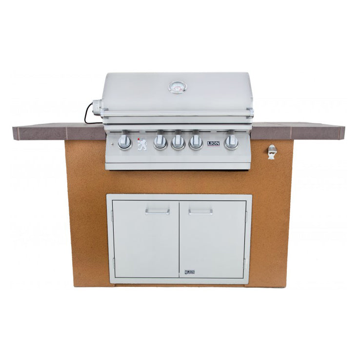 Lion Premium Grills Prominent Q BBQ Island2