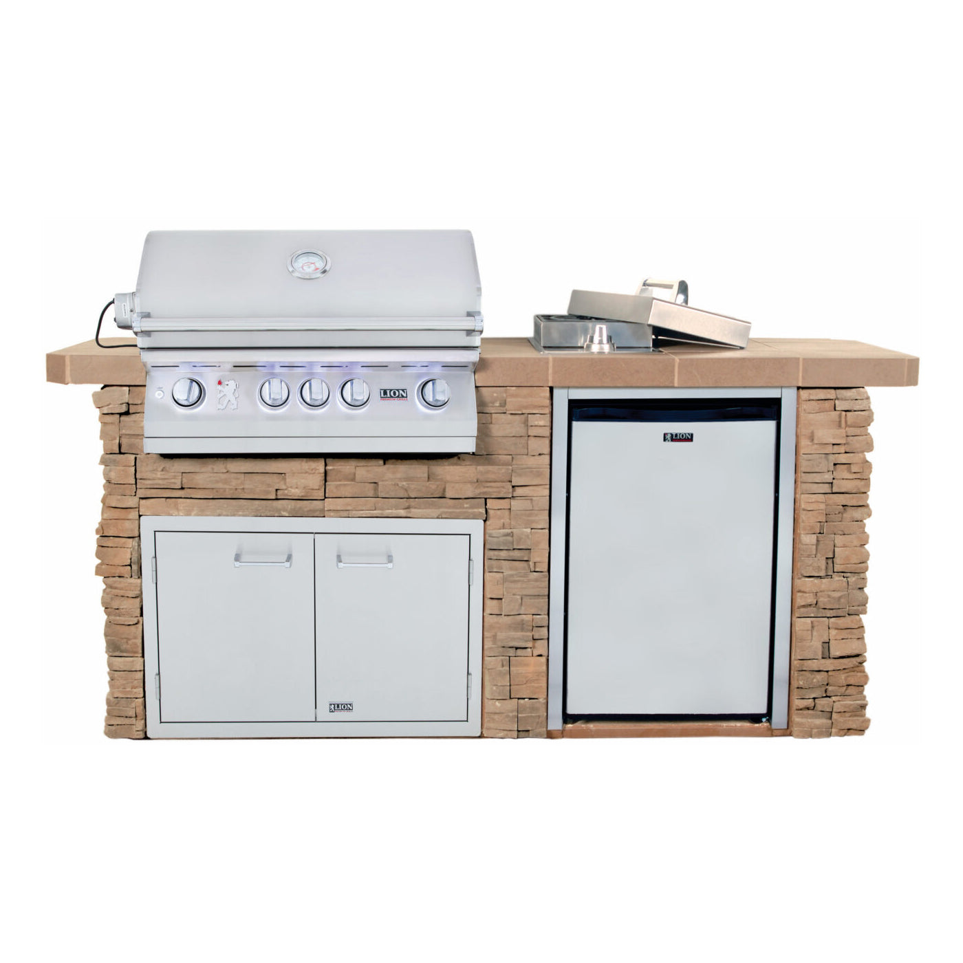 Lion Premium Grills Sensational Q BBQ Island